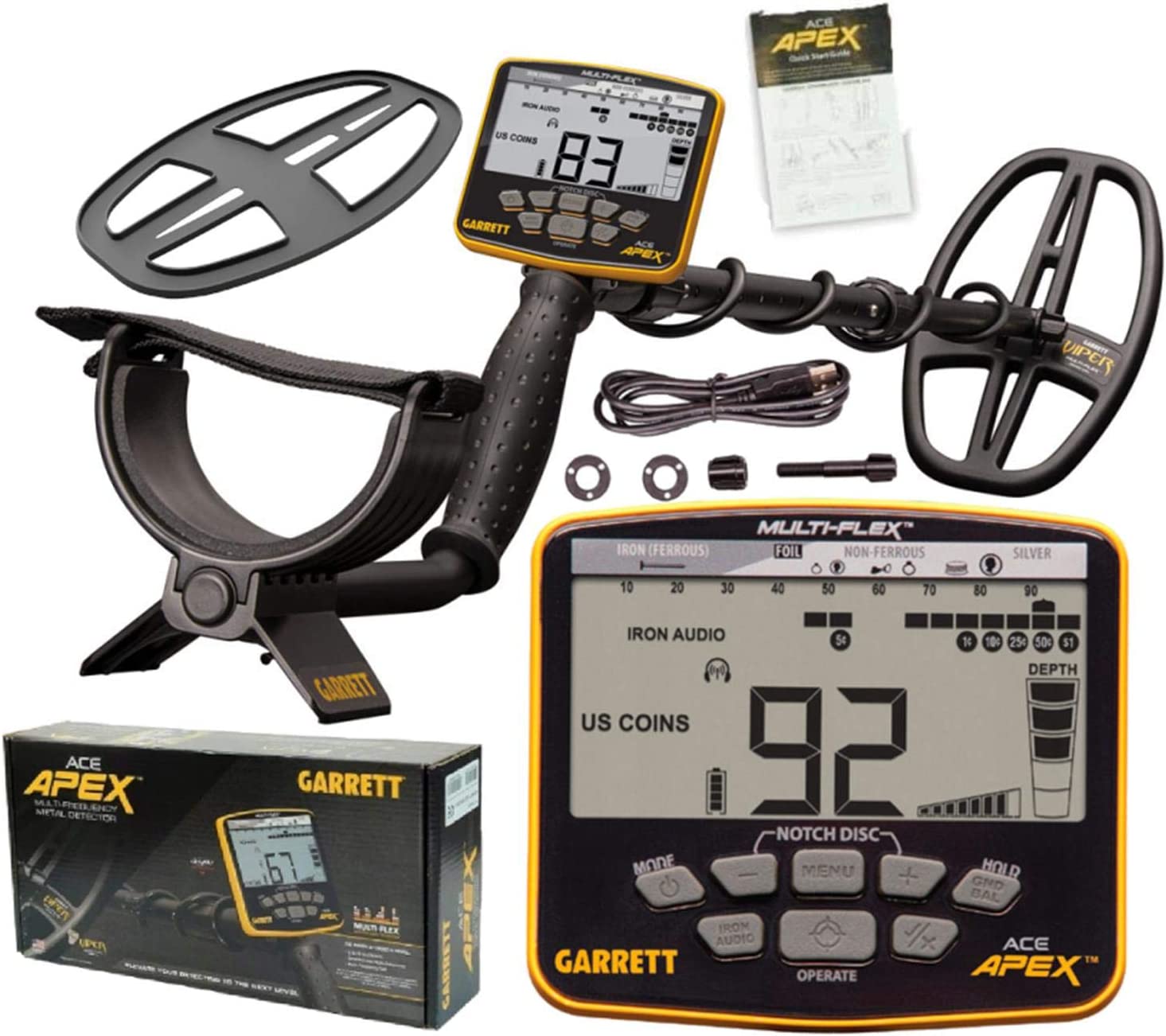 فلزیاب ADS خرید طلایاب (10) دستگاه فلزیاب GARRETT ACE APEX